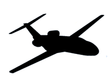Airplane representing travel logging